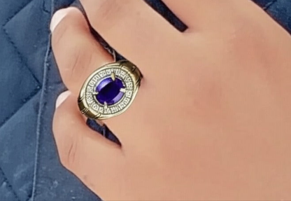 Blue sapphire Ring (9 g)