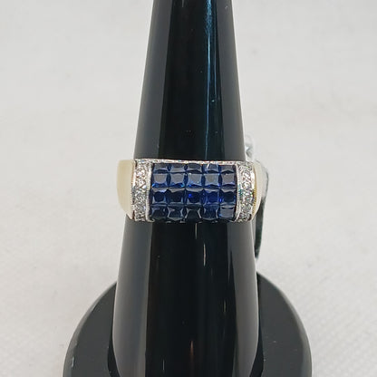 Men and women Sapphire Ring