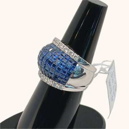 Men and women Sapphire Ring