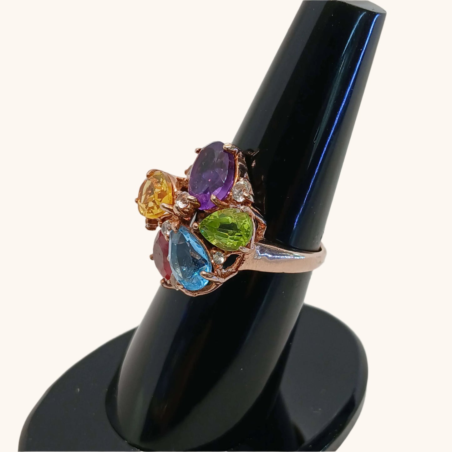 Women's multi stone Ring