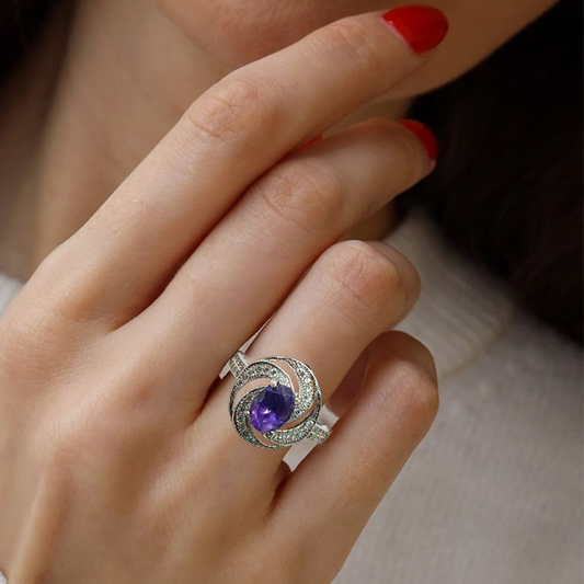 Women's Amethyst Ring