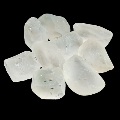 Rough white topaz