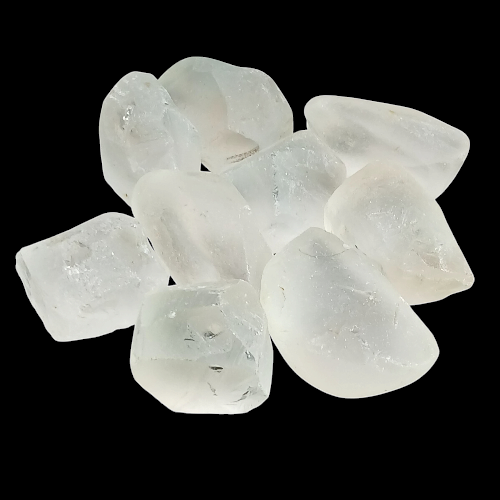 Rough white topaz