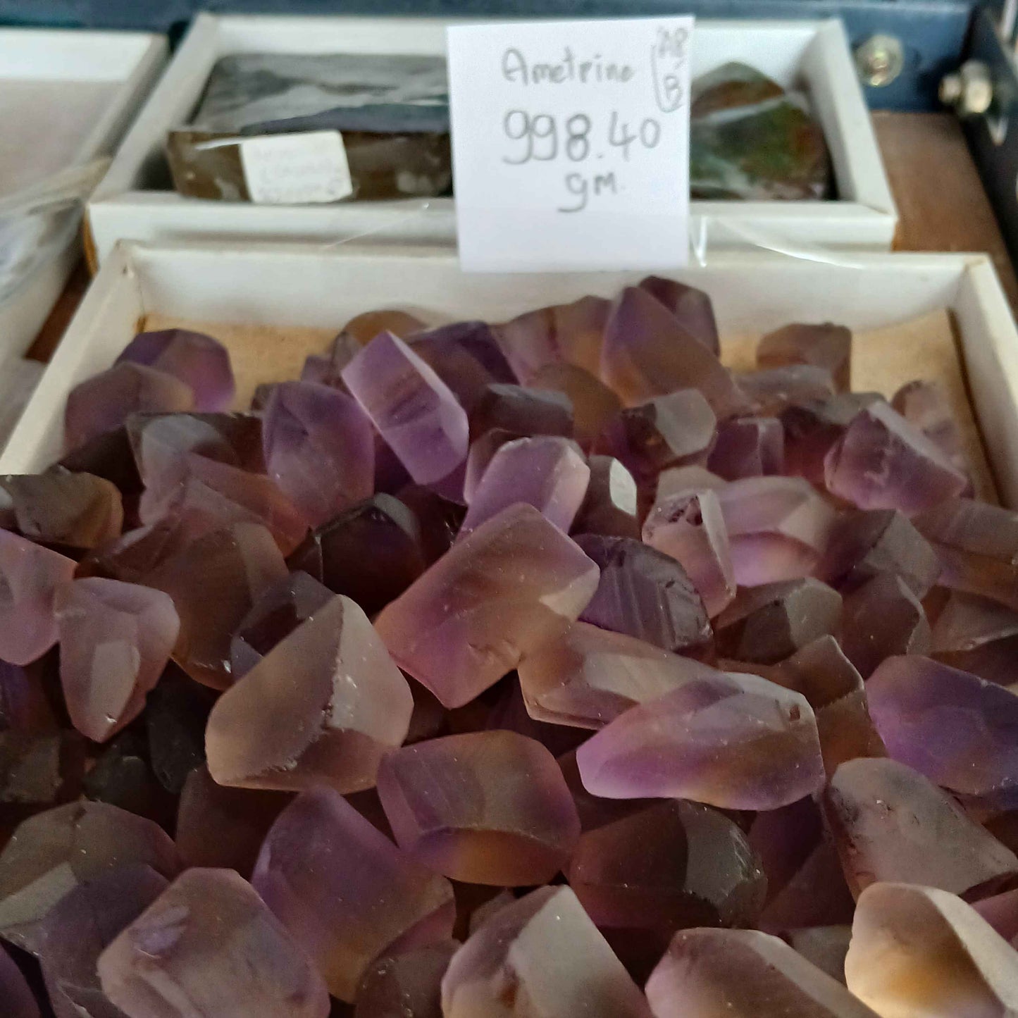 Rough ametrine