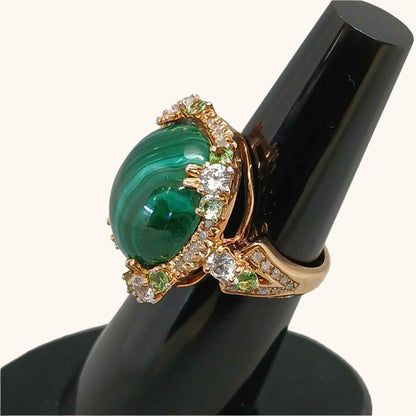 Women's Malachite Ring