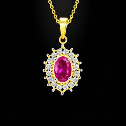 women's luxury ruby pendant