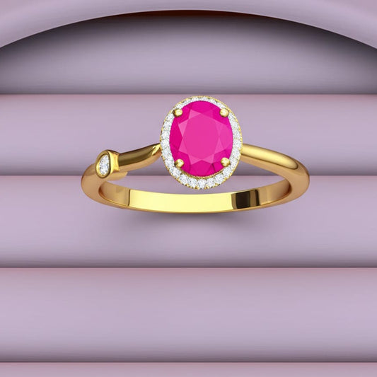women's luxury ruby ring
