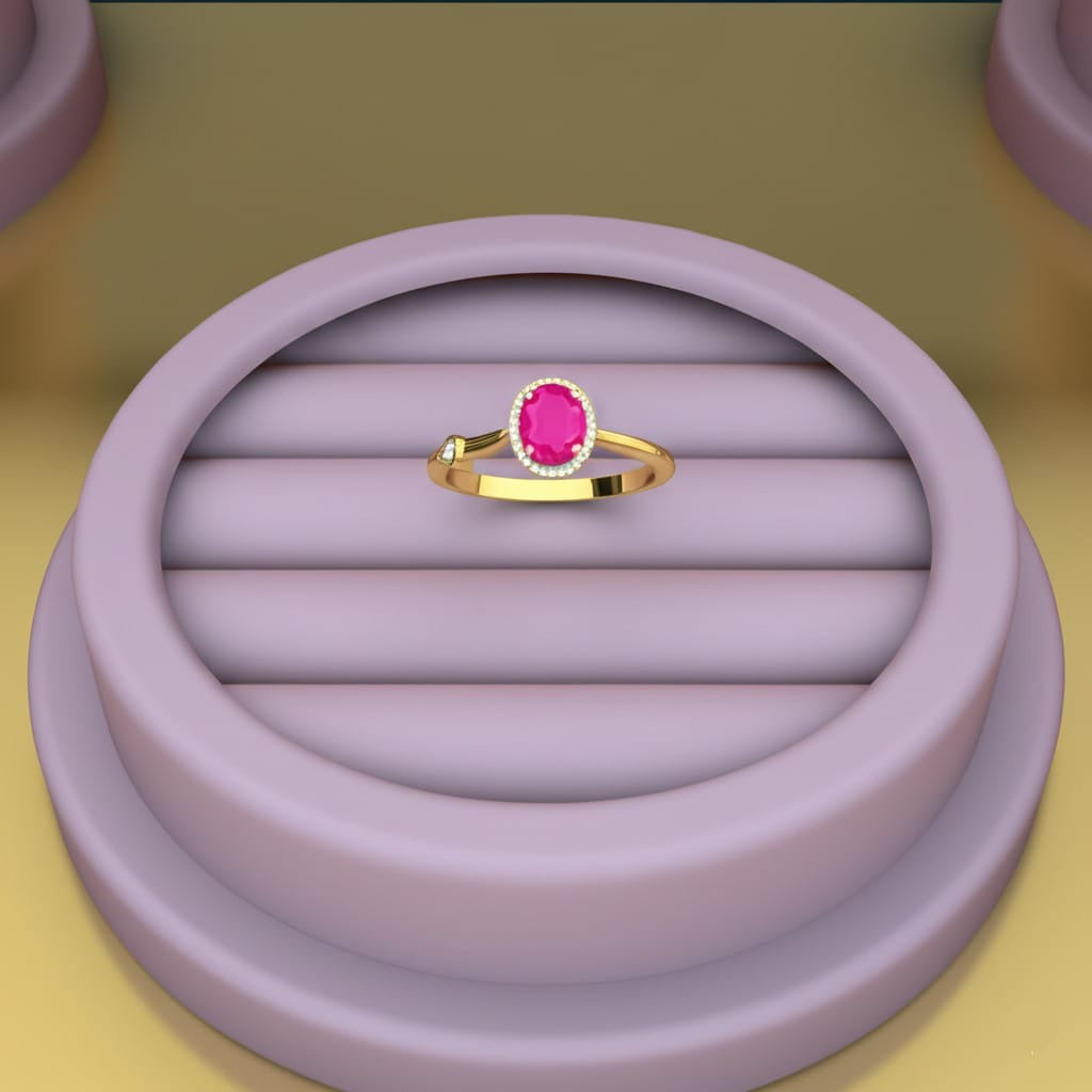 women's luxury ruby ring