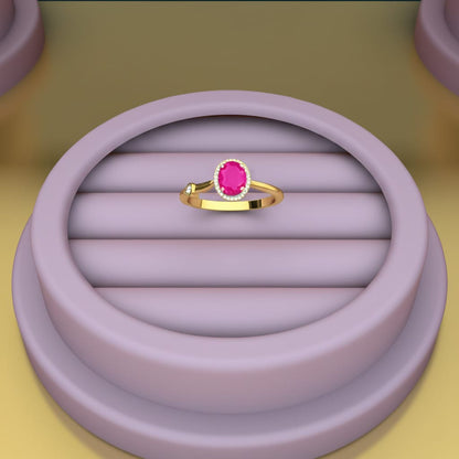 women's luxury ruby ring