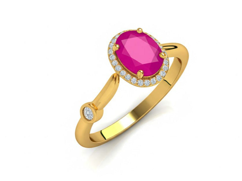 women's luxury ruby ring