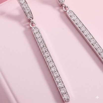 Women's luxury gold earrings (Diamond)