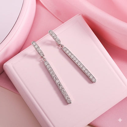 Women's luxury gold earrings (Diamond)