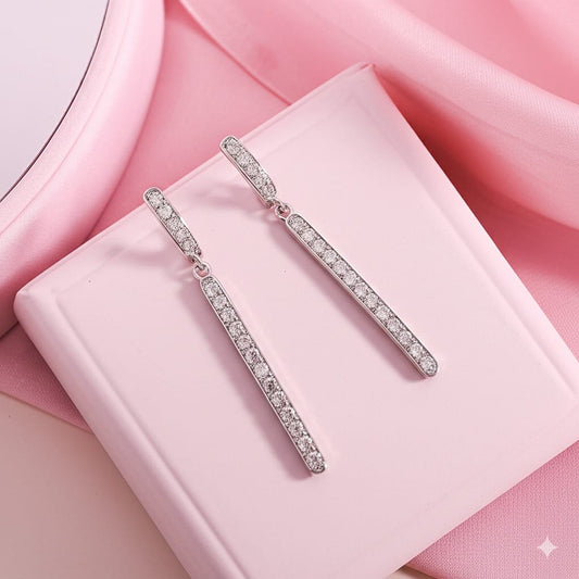 Women's luxury gold earrings (Diamond)