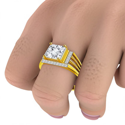 Men's diamond ring