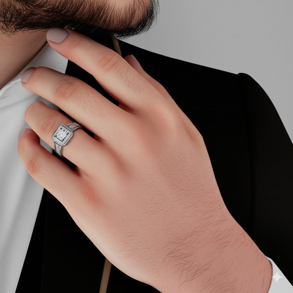 Men's diamond ring