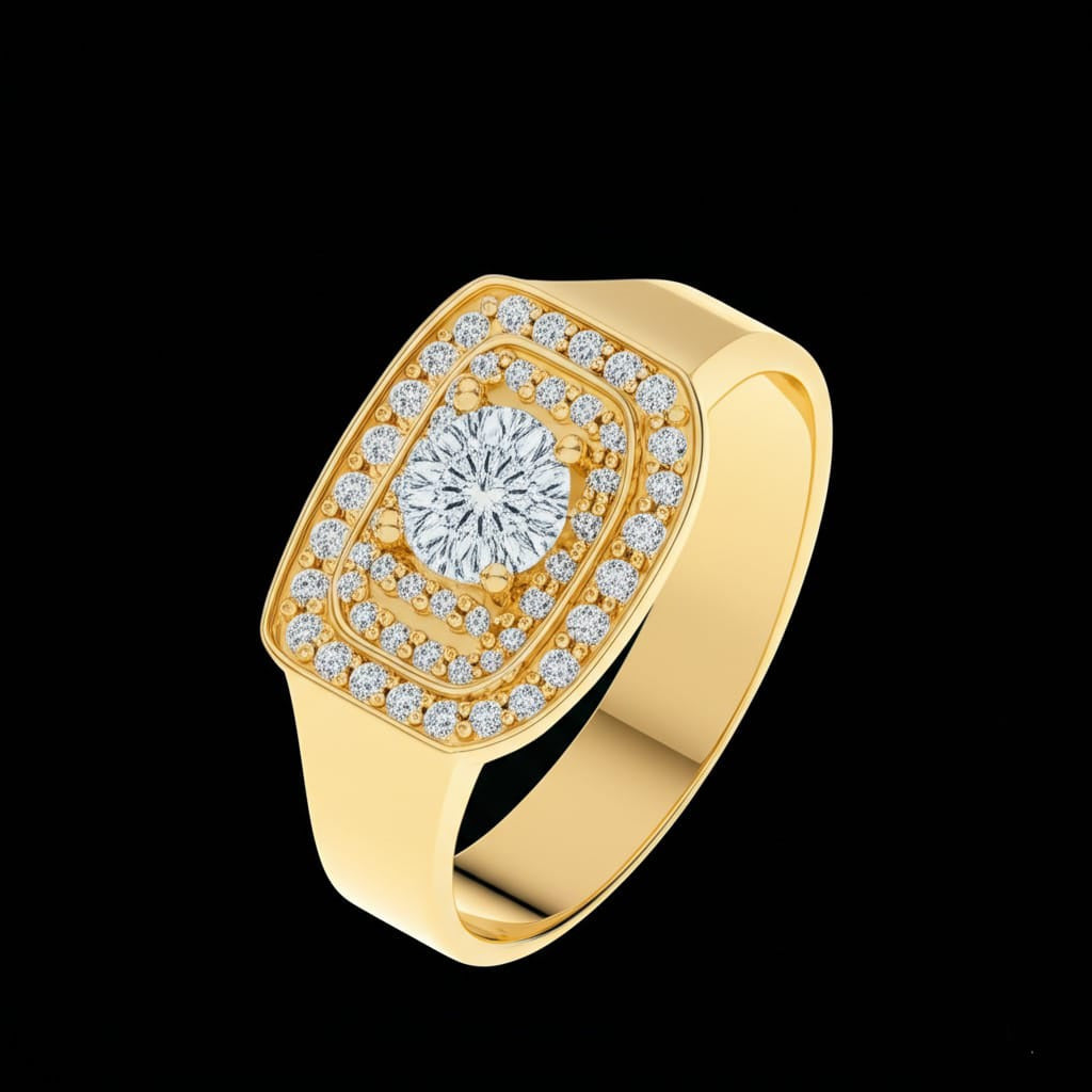 Men's diamond ring