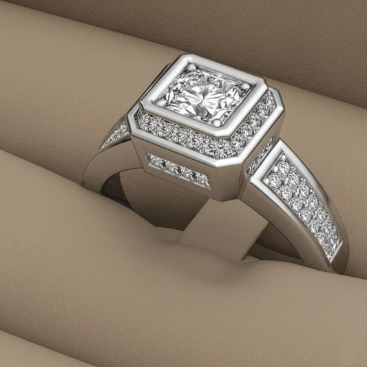 Men's diamond ring