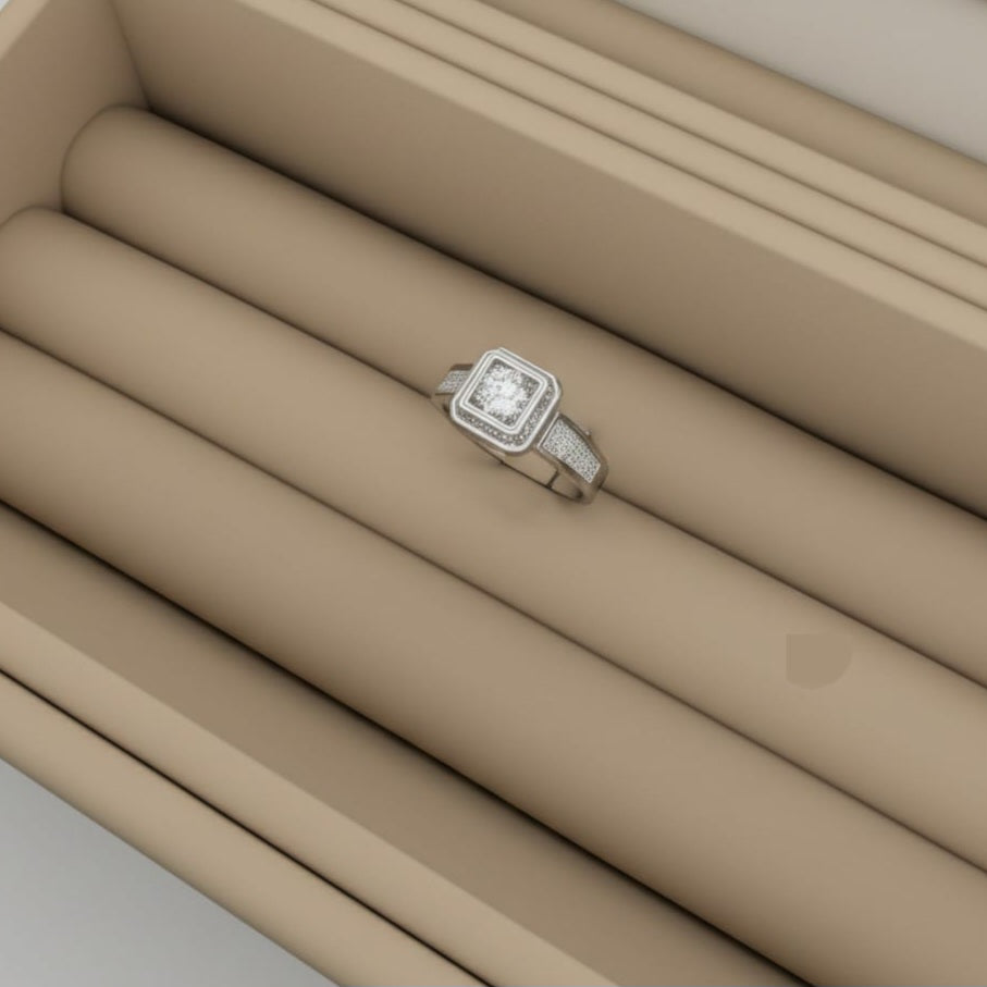 Men's diamond ring