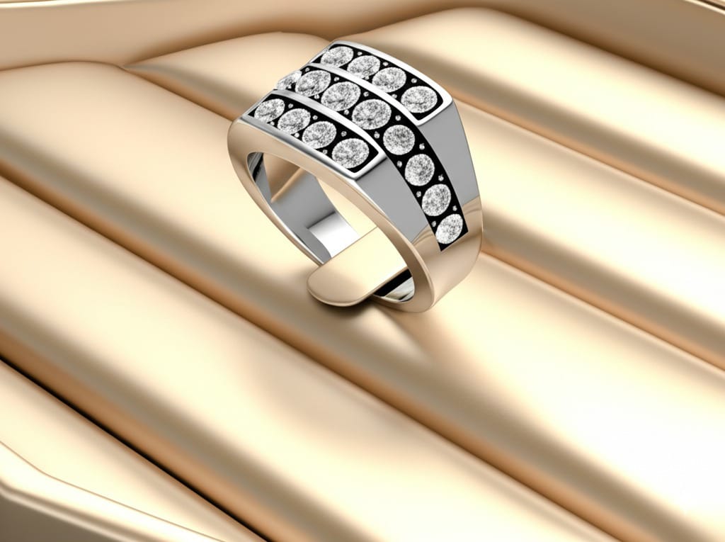 Men's diamond ring