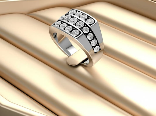 Men's diamond ring