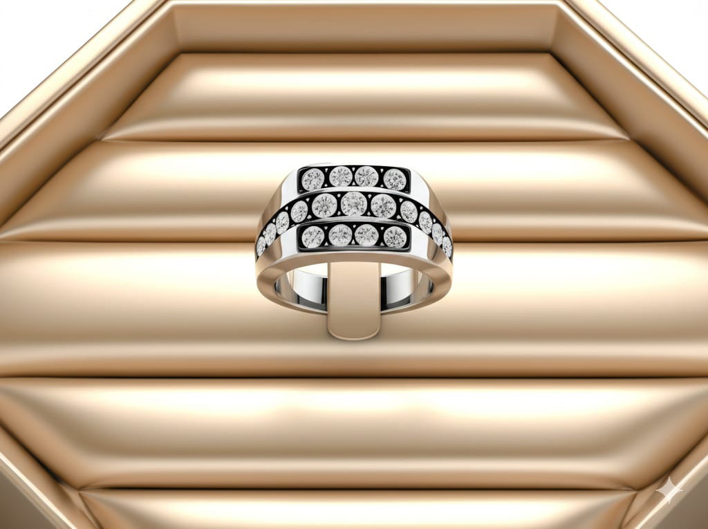 Men's diamond ring