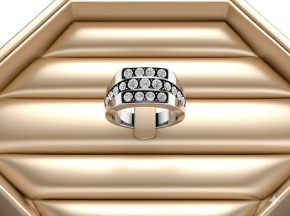 Men's diamond ring