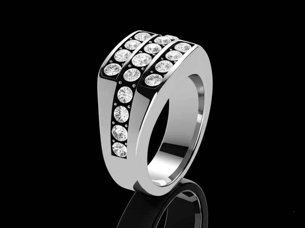 Men's diamond ring