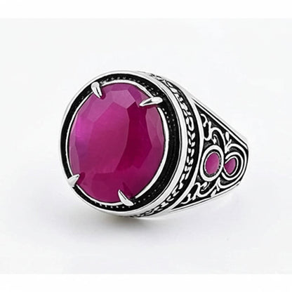 Men's ruby ring