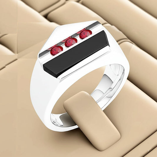 Men's ruby ring