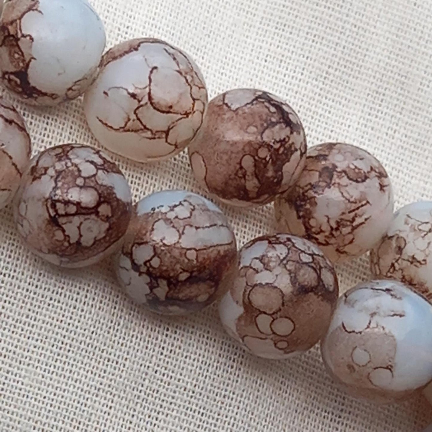 Dandrite agate counting beads (tasbih)