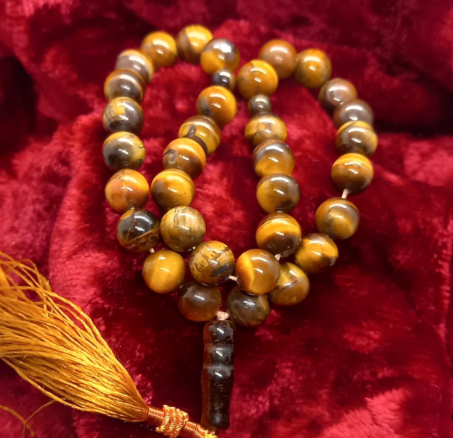 Tiger"s eye counting beads (tasbih)