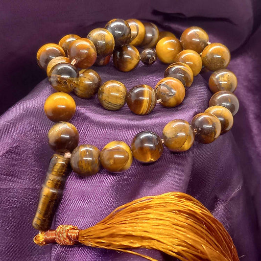Tiger"s eye counting beads (tasbih)