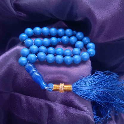Lapis stone counting beads (tasbih)