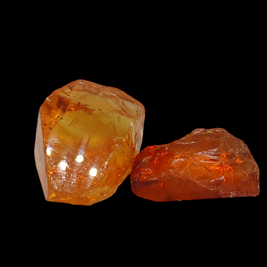 Rough Yellow golden citrine