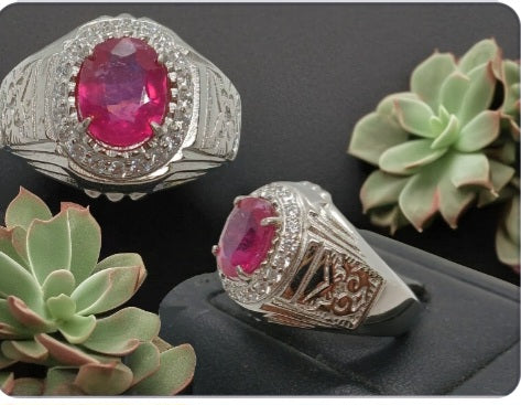 Men's Ruby Ring