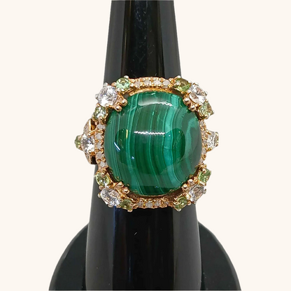 Women's Malachite Ring