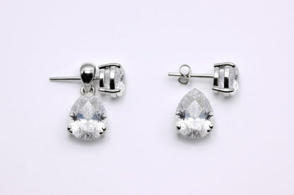 White Topaz Women's earrings