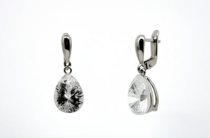 White Topaz Women's earrings
