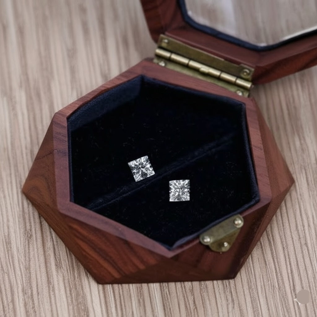 White Topaz Women's earrings