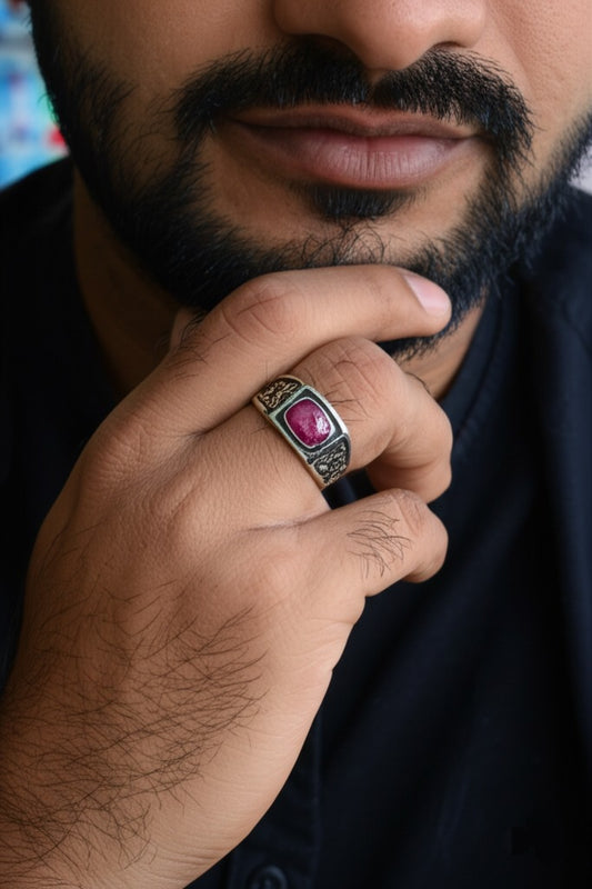 Men's rubilite Ring