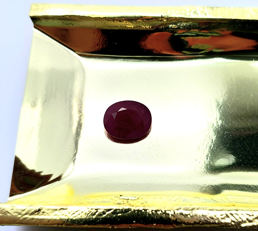 Ruby men's bracelet