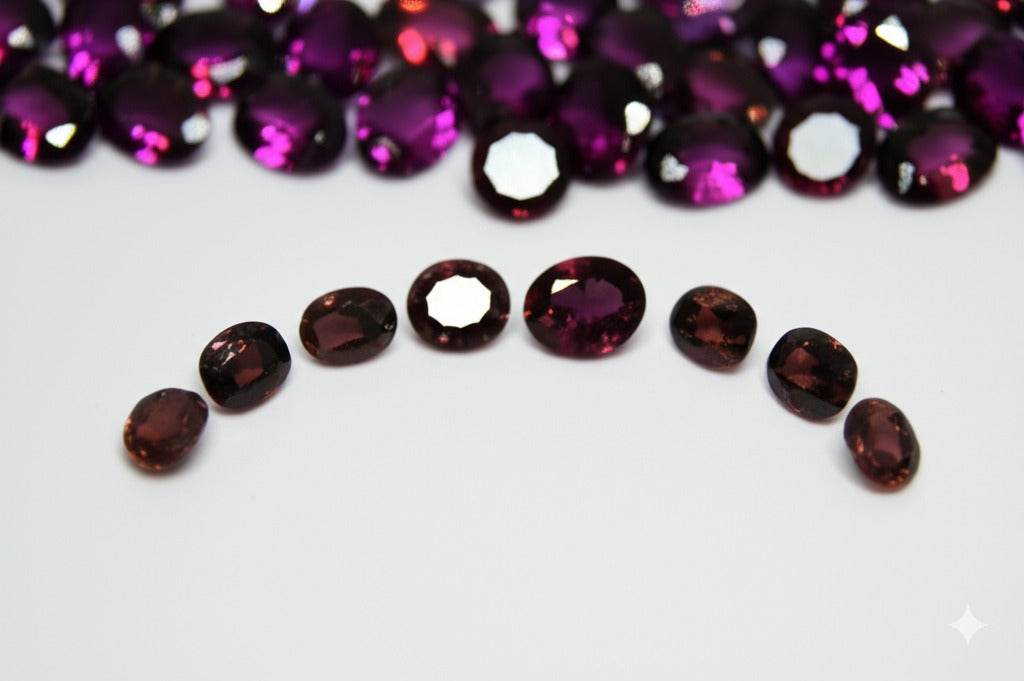Garnet women's necklace