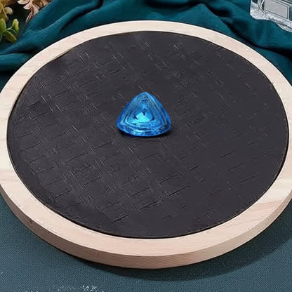 Swiss blue topaz pendant for women