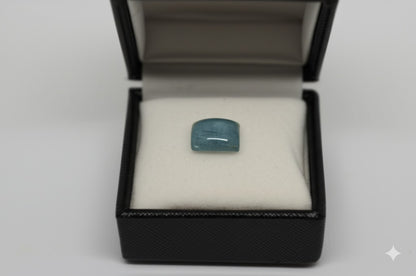 Aquamarine men's ring