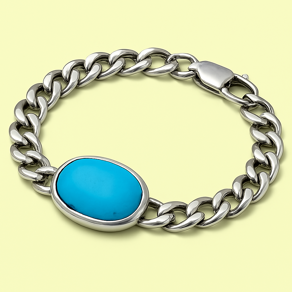 Turqoise men's bracelet