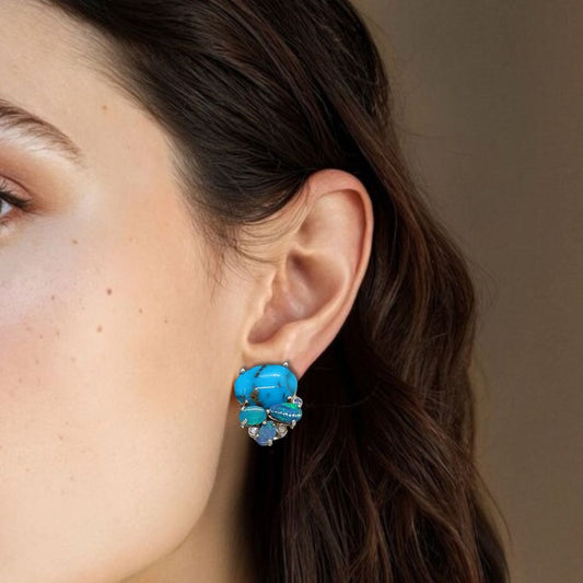 Women's ear tops earrings