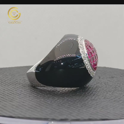 Men's Ruby Ring