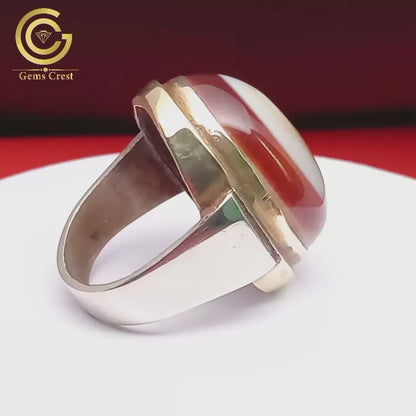 Sulemani Agate Ring