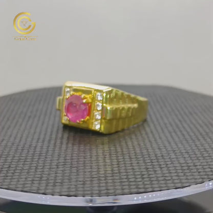 Men's Ruby Ring