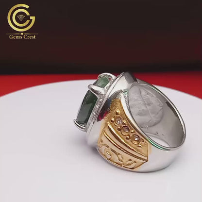 Men's Emerald Ring
